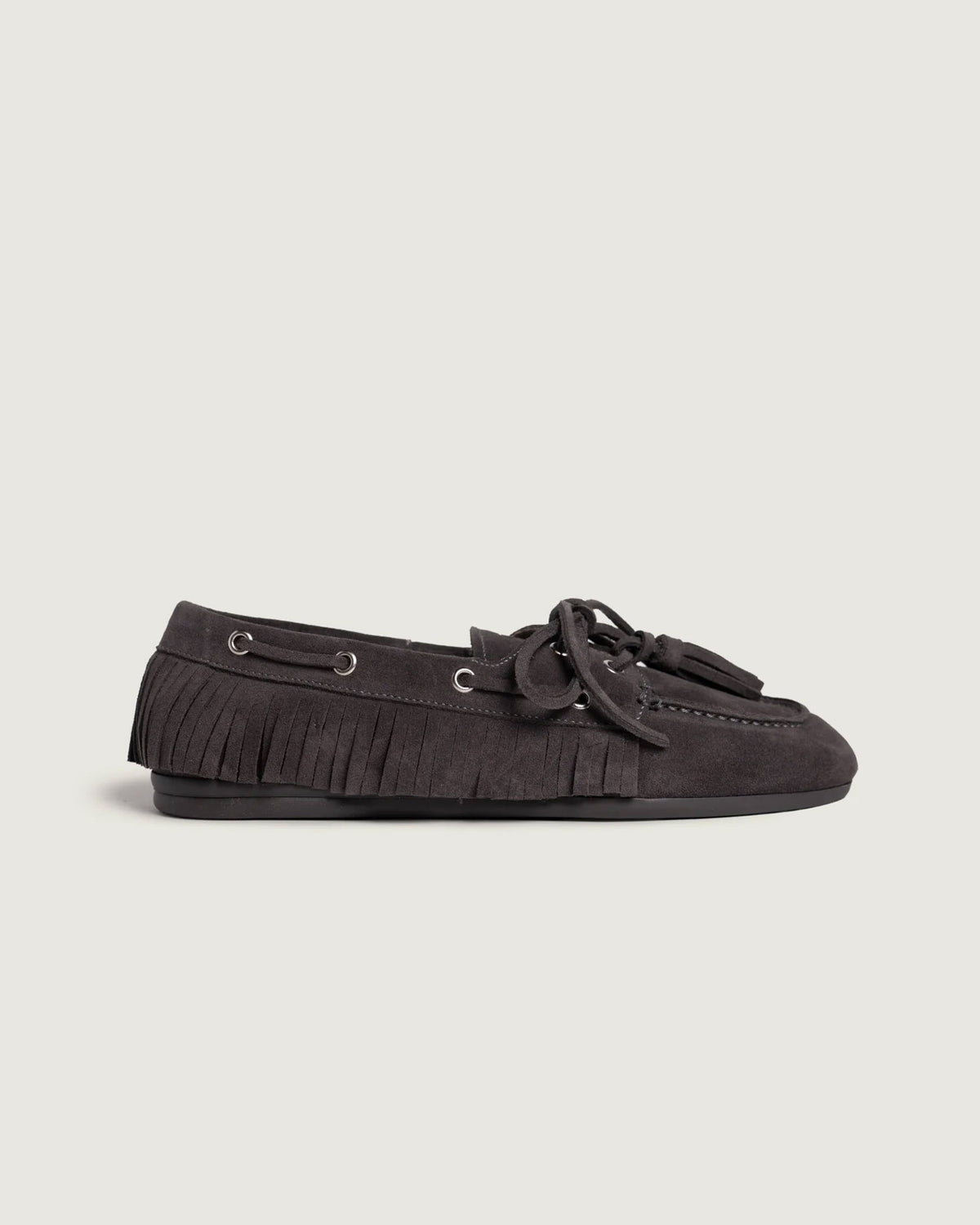 Boat Loafer Native Tassel - Suede | Daytona grey
