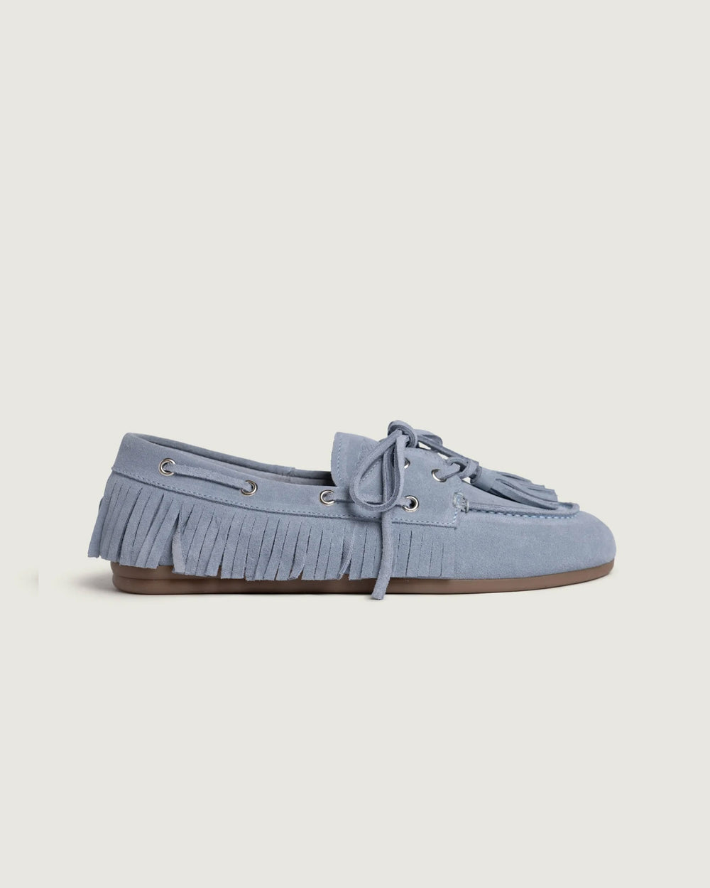 Boat Loafer Native Tassel - Suede | Blue lagoon