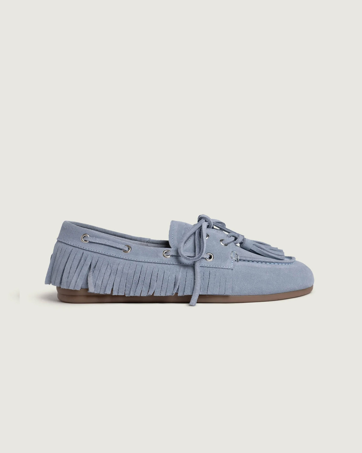 Boat Loafer Native Tassel - Suede | Blue lagoon