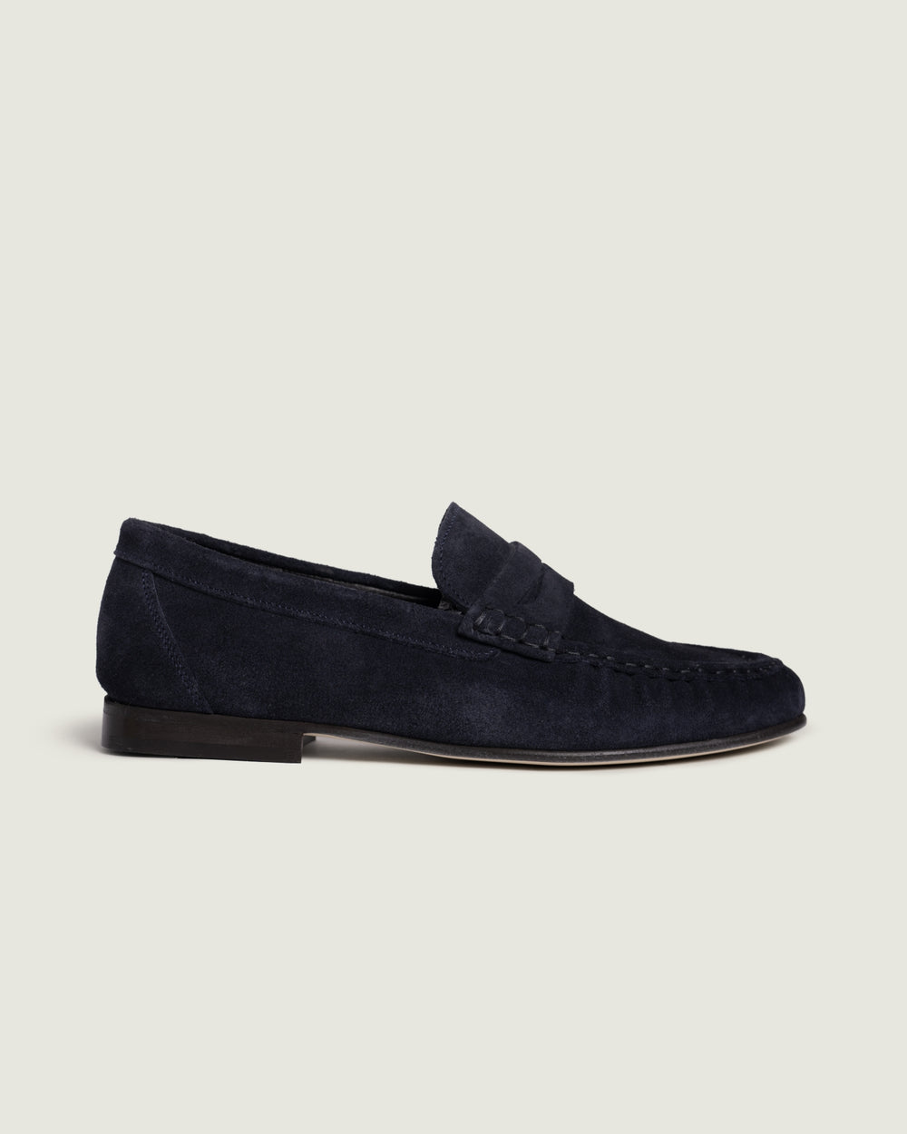 Penny Loafer Wrinkle - Suede | Navy