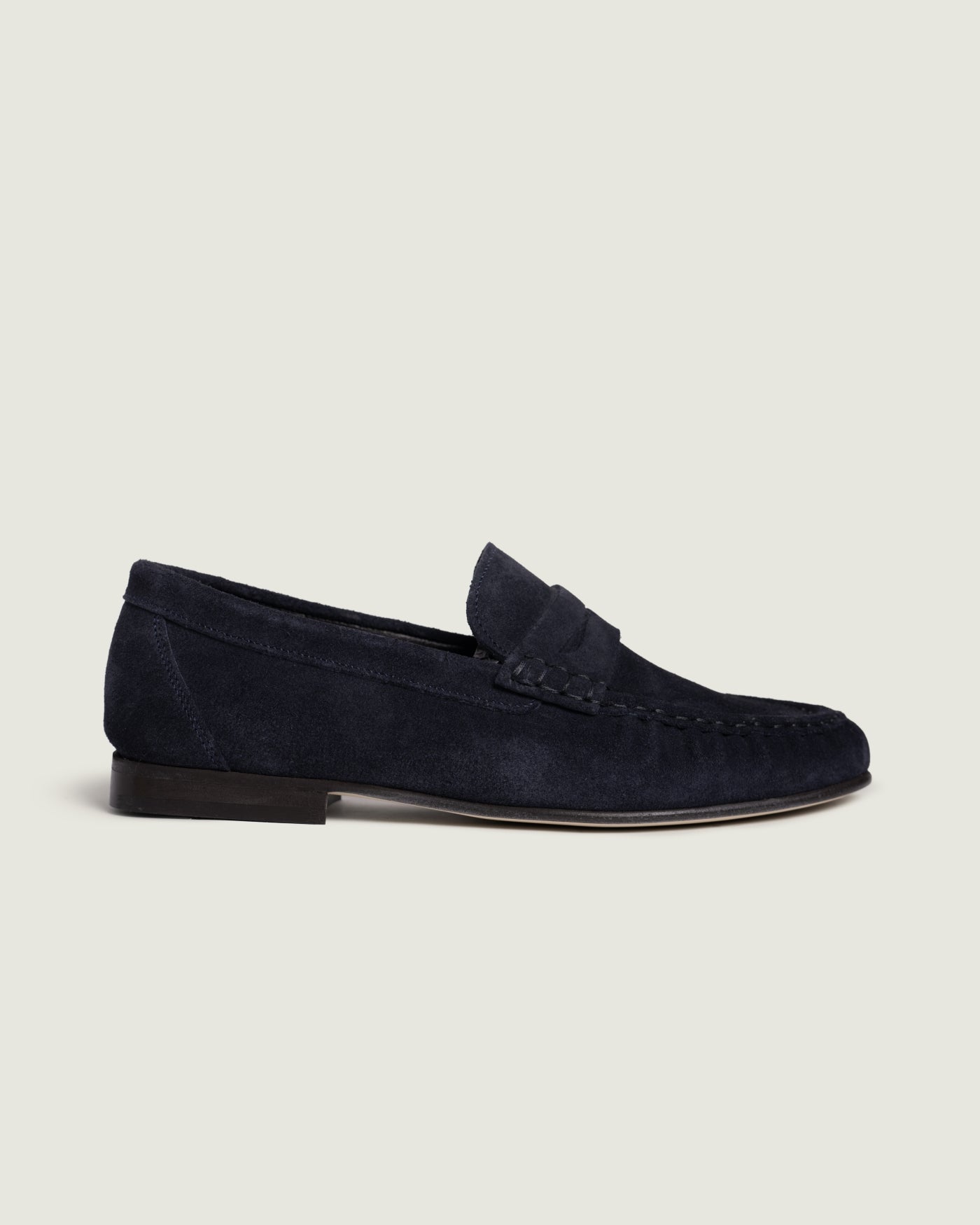 Penny Loafer Wrinkle - Suede | Navy