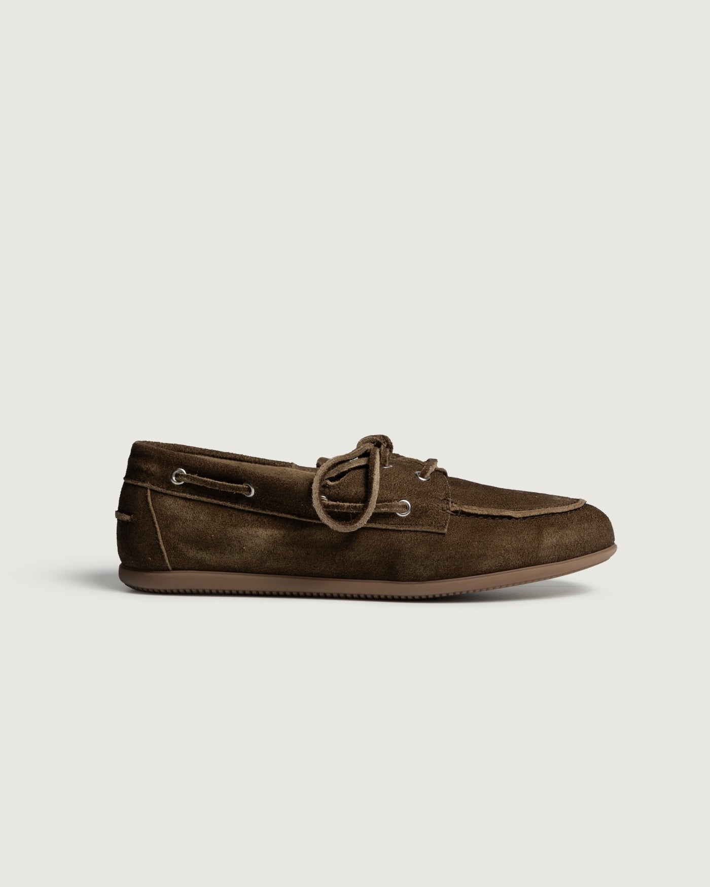 Boat Loafer Milano - Suede | Dark brown