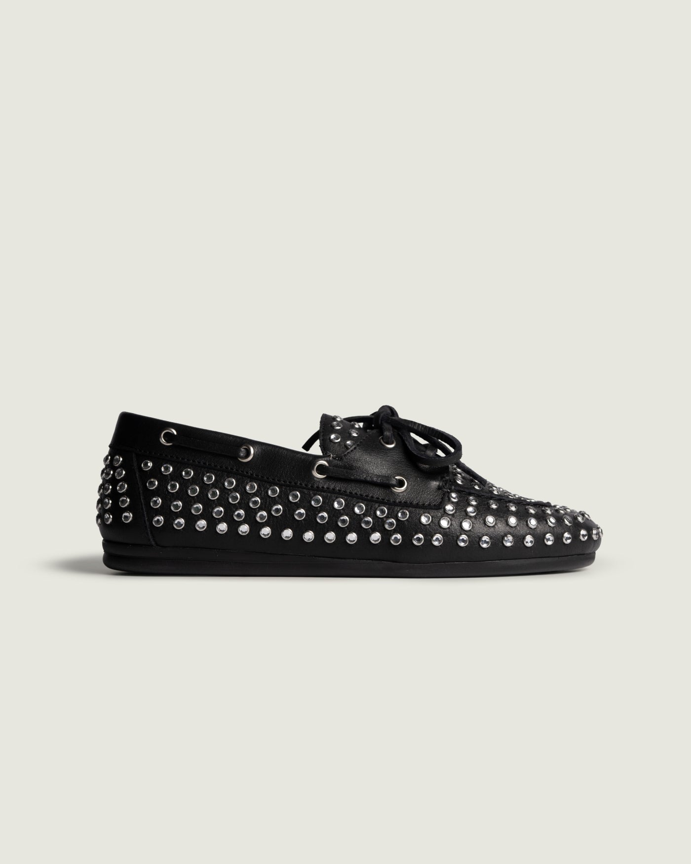 Posa Icon: Boat Loafer - Diamond | Black