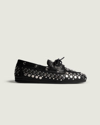 Posa Icon: Boat loafer - Titanium | Black
