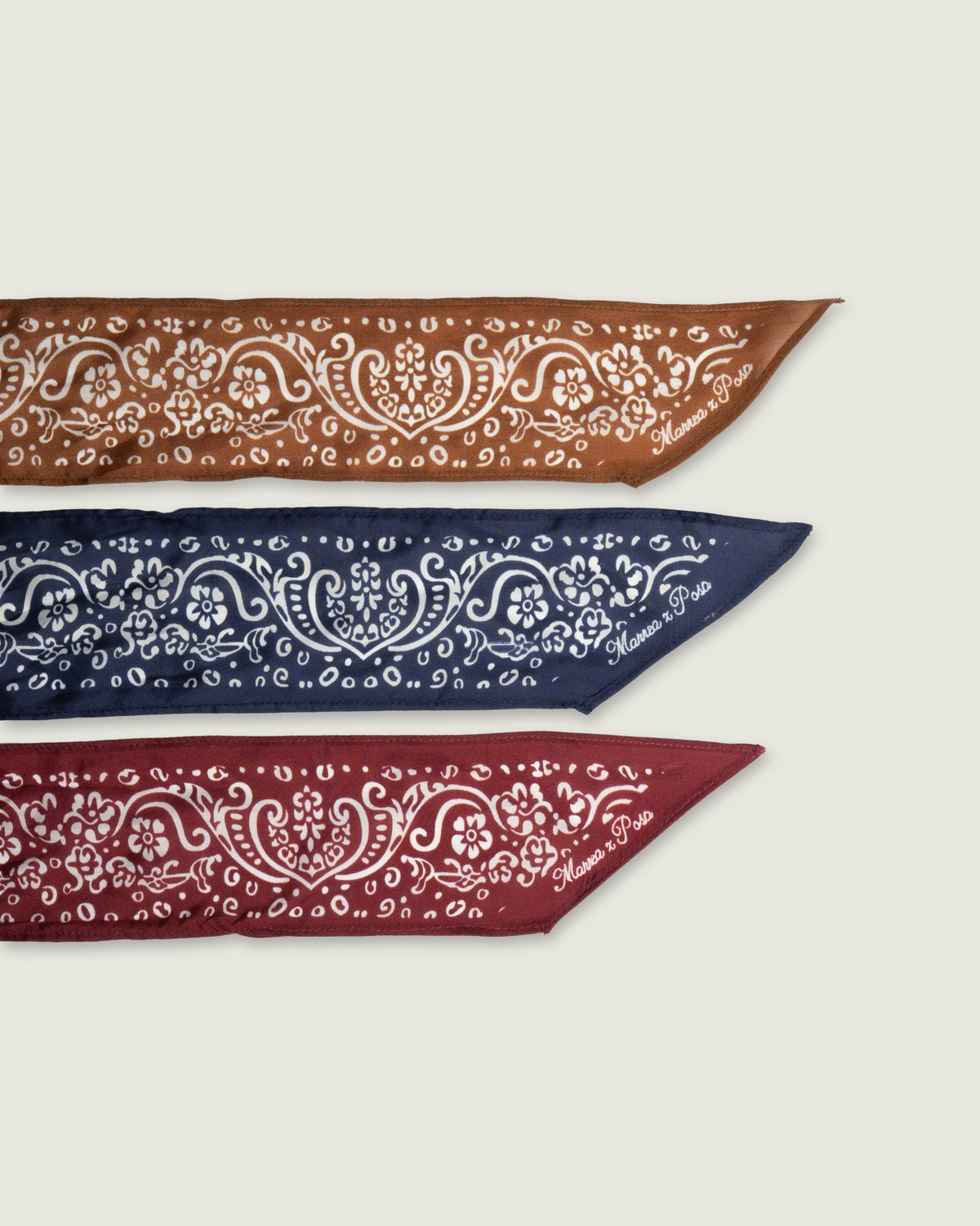 Twilly Scarf X Marrea | Caramello Coast
