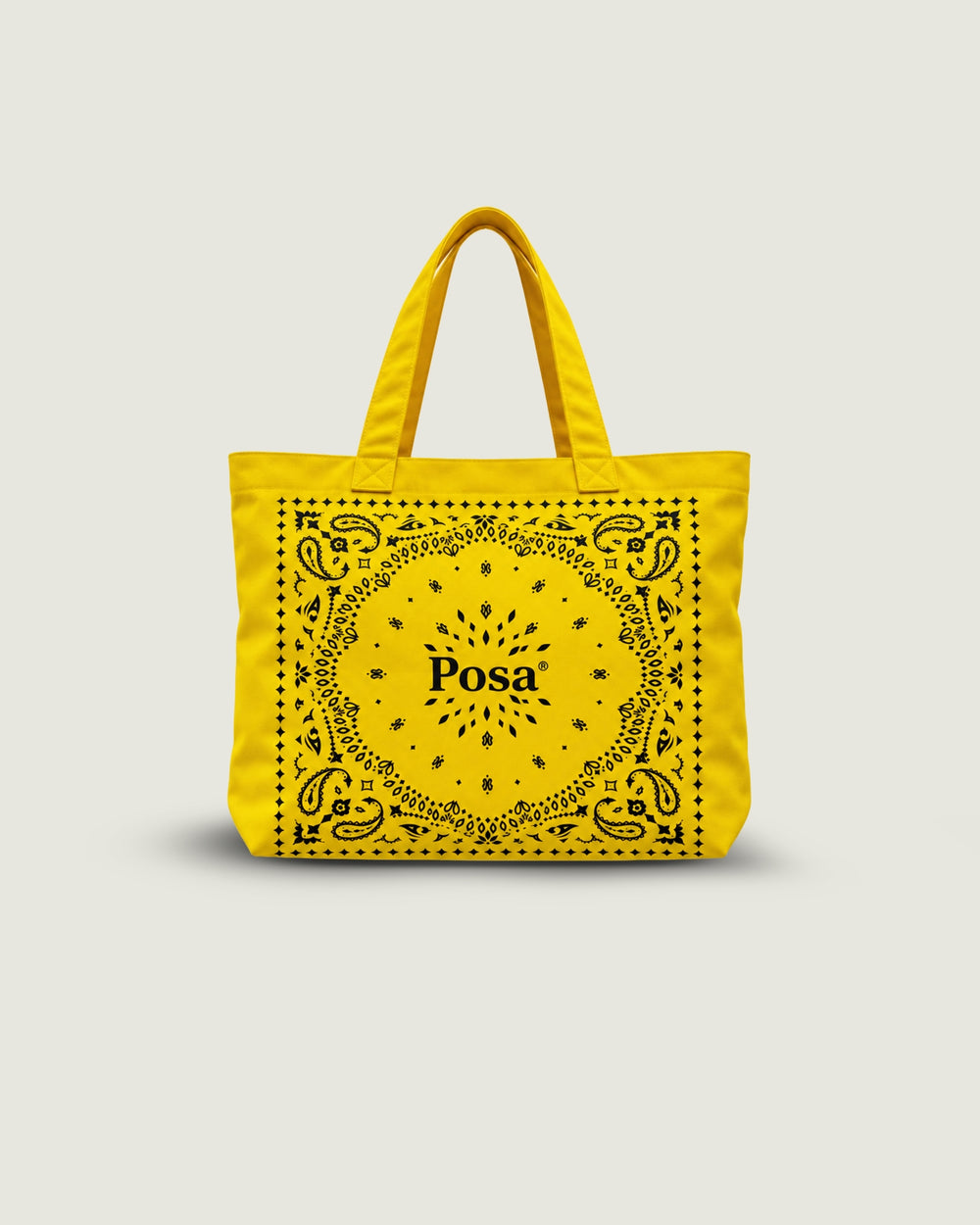 Paisley Tote Bag | Bright Yellow