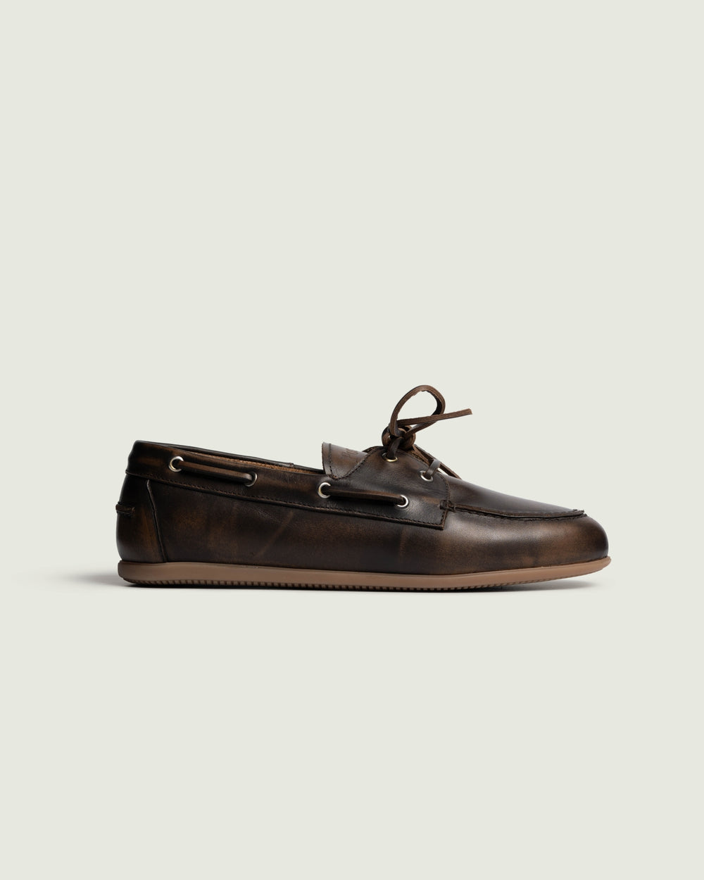 Boat Loafer Brushed Milano - Leather | Coffee