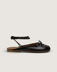 Vita Ballerina Mule - Leather | Black