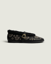 St. Moritz Ballet Flats Bohemian - Leather | Black