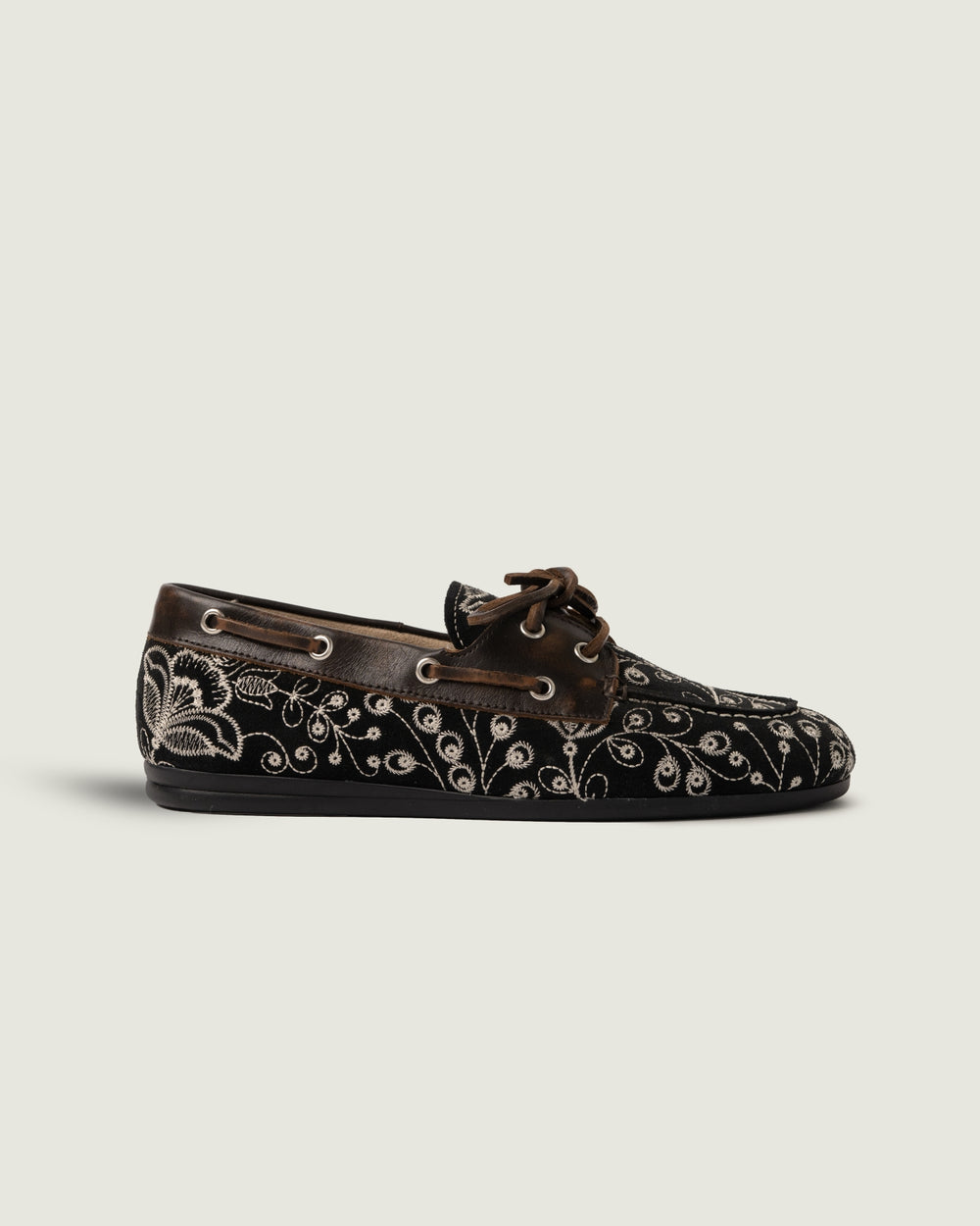 Boat Loafer Botanic | Black