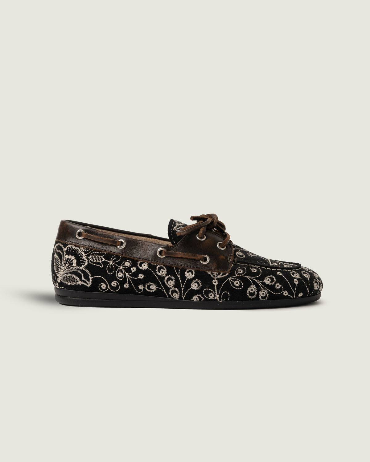 Boat Loafer Botanic | Black