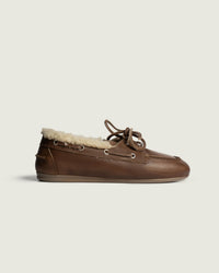 Boat Loafer Brushed - Fur | Brown