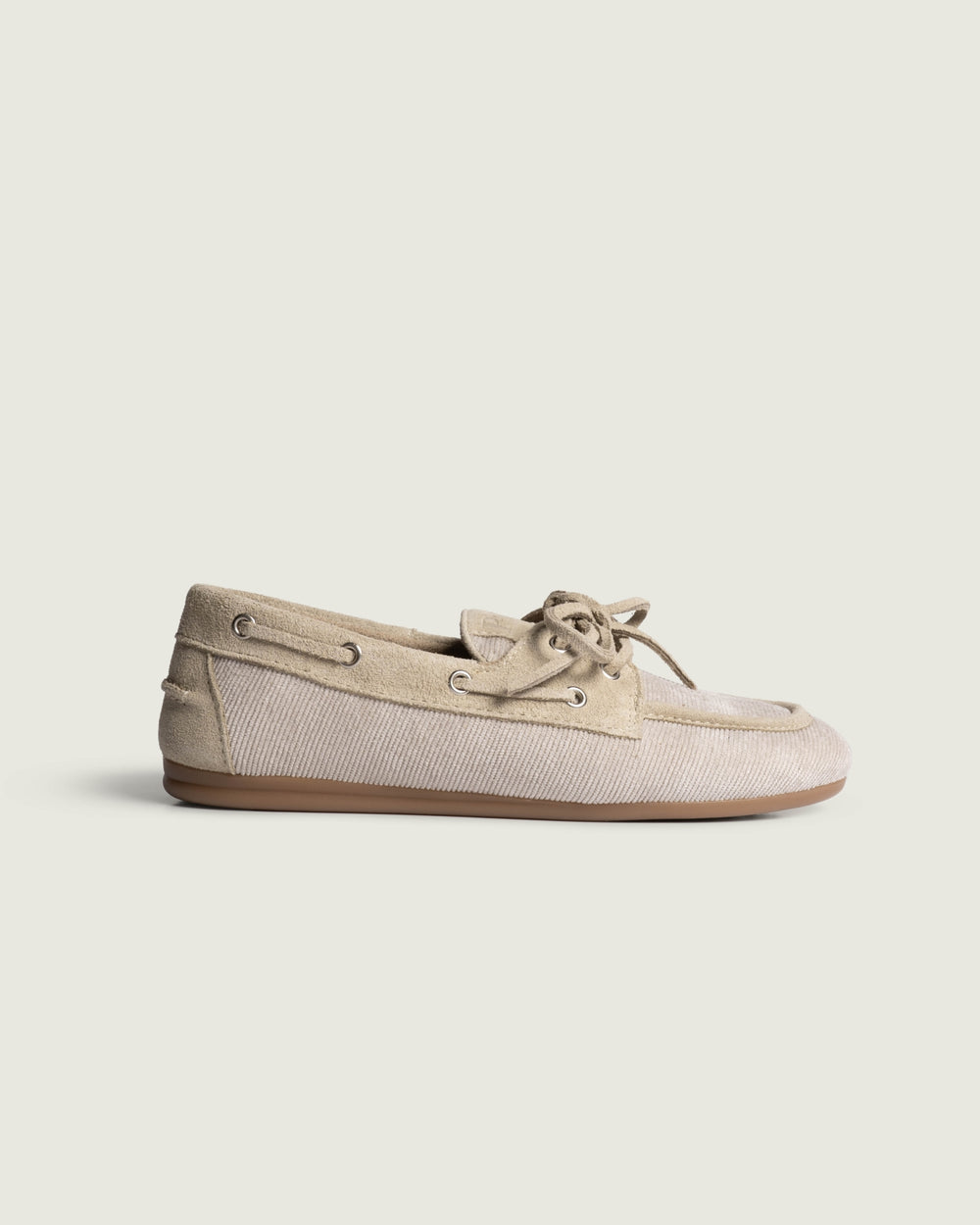 Boat Loafer Corduroy | Light taupe