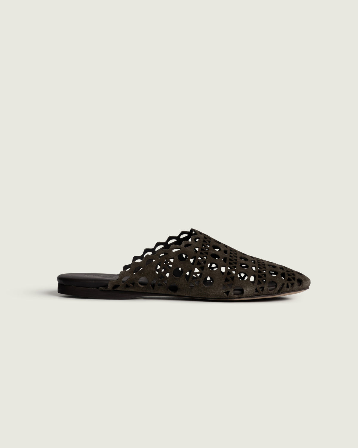 Aztec Mule - Suede | Dark grey