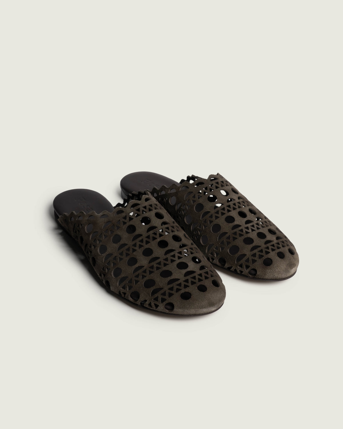 Aztec Mule - Suede | Dark grey