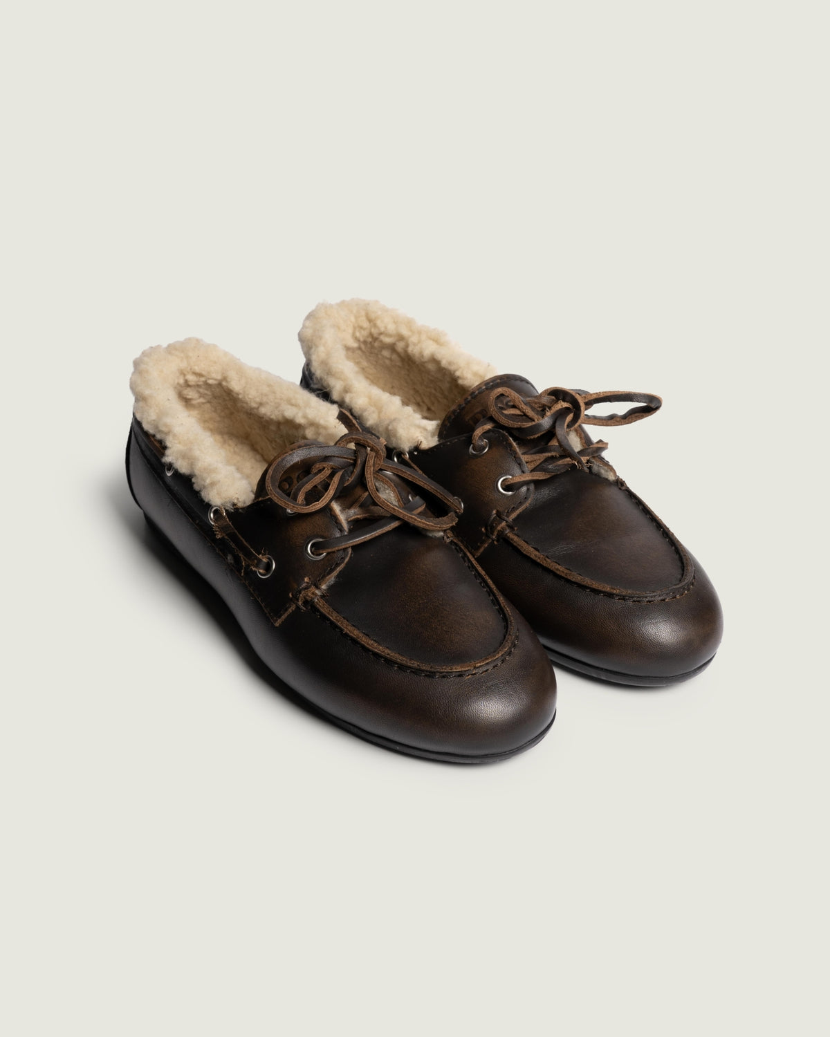Boat Loafer Brushed - Fur | Coffee