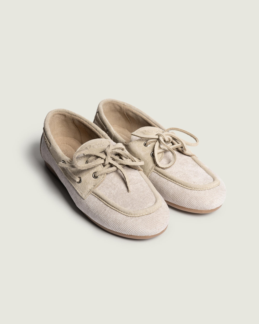 Boat Loafer Corduroy | Light taupe