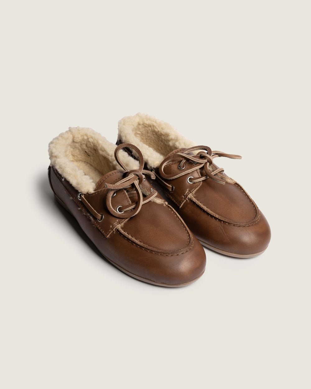Boat Loafer Brushed - Fur | Brown