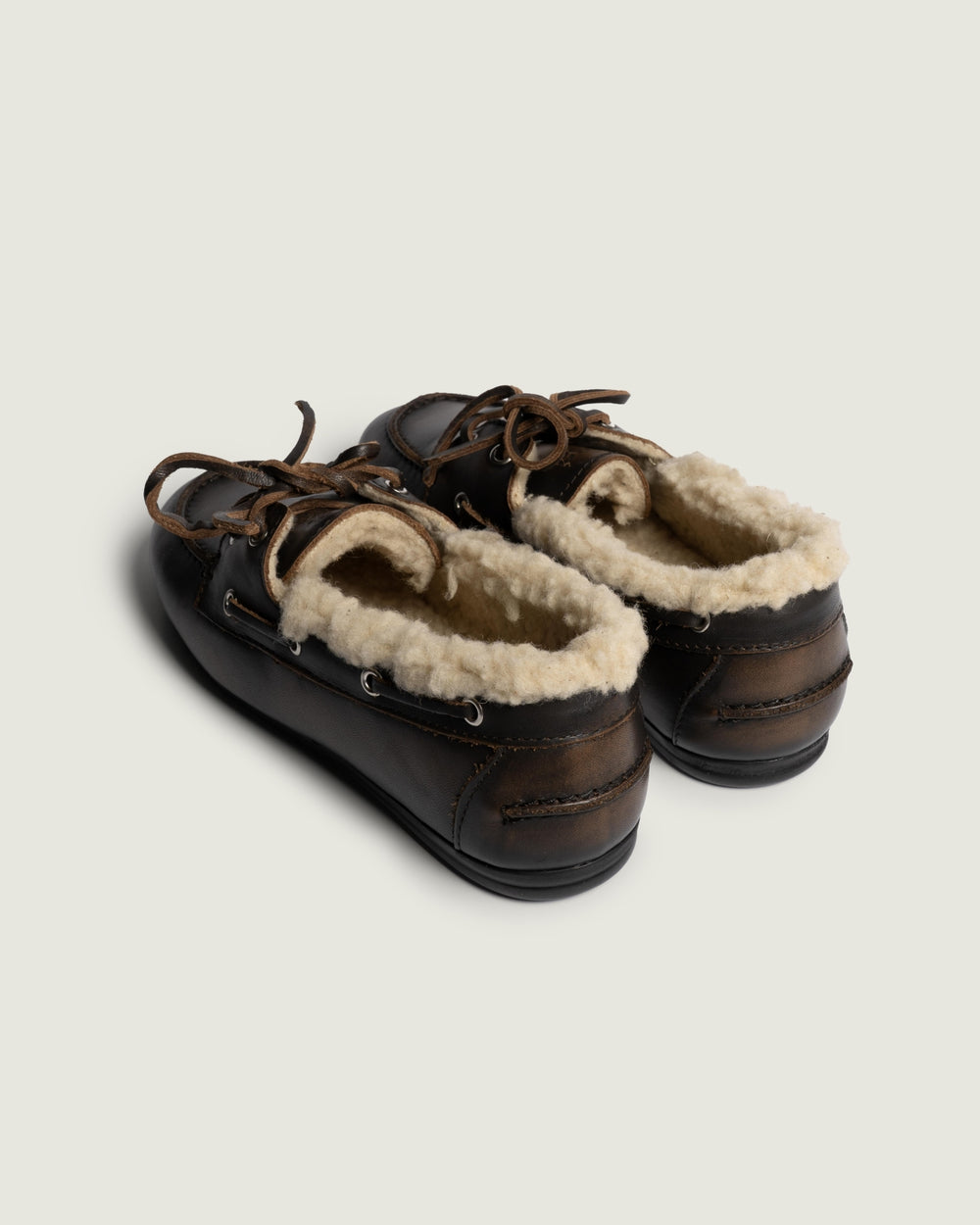 Boat Loafer Brushed - Fur | Coffee