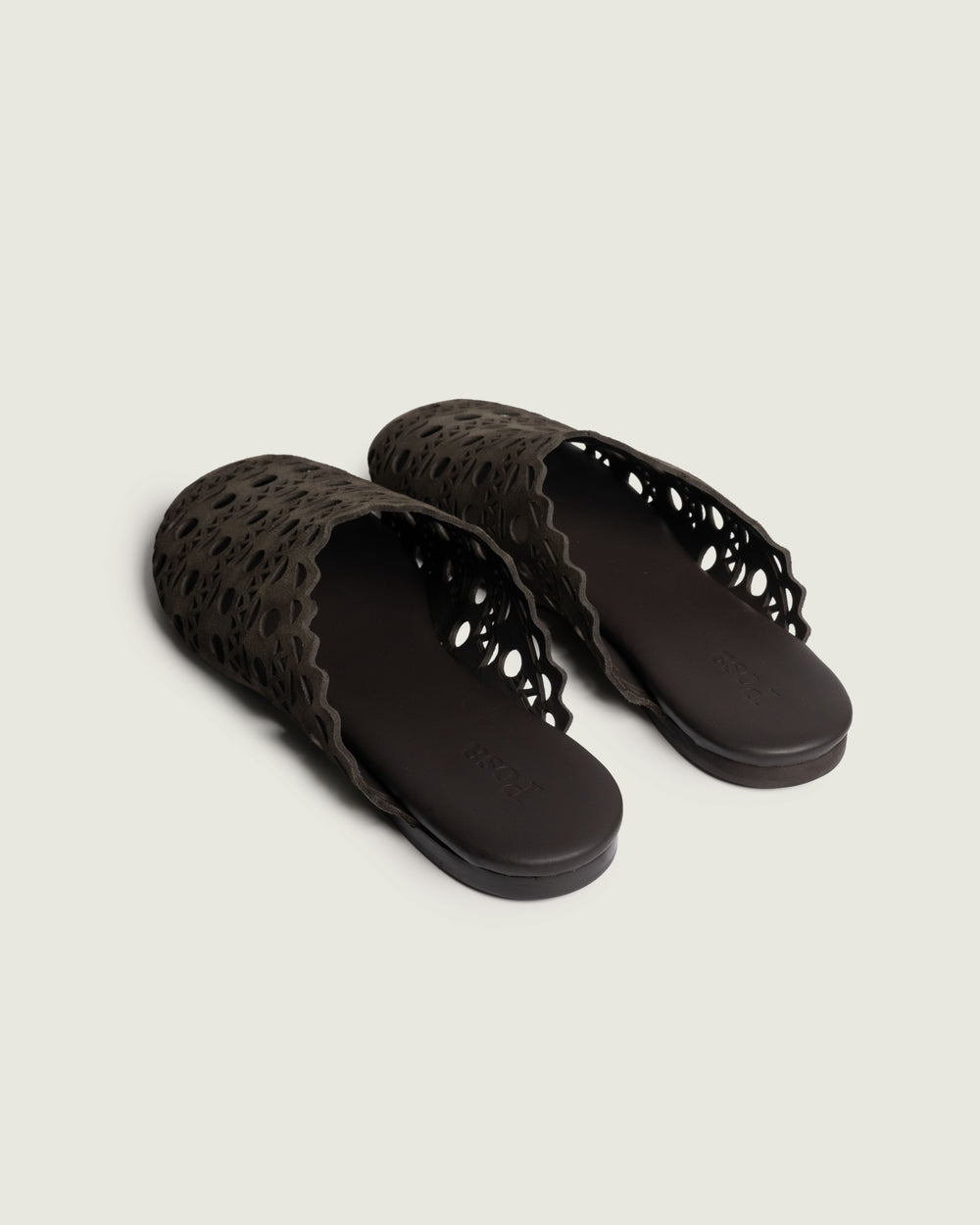 Aztec Mule - Suede | Dark grey