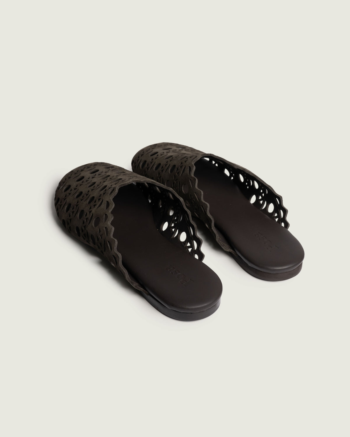 Aztec Mule - Suede | Dark grey