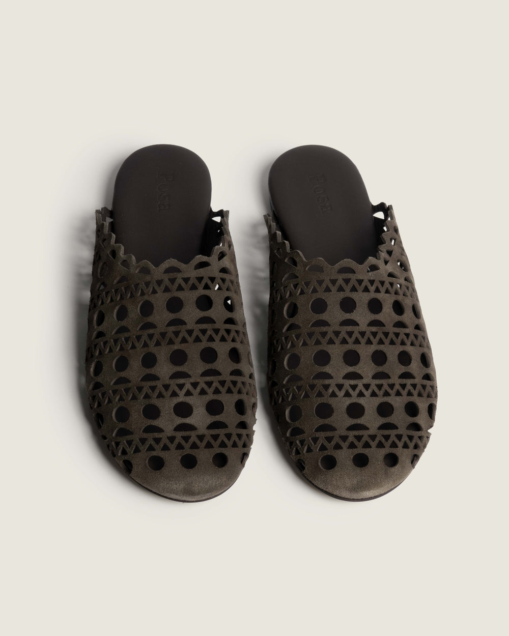 Aztec Mule - Suede | Dark grey