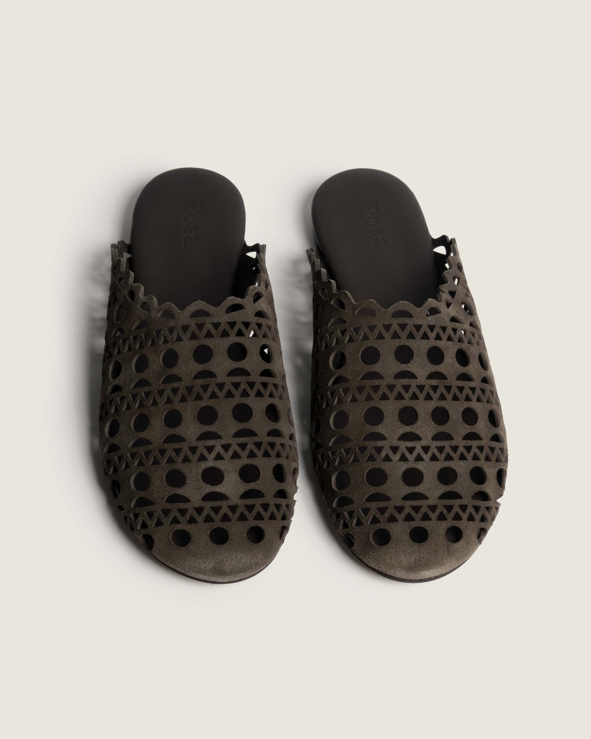 Aztec Mule - Suede | Dark grey