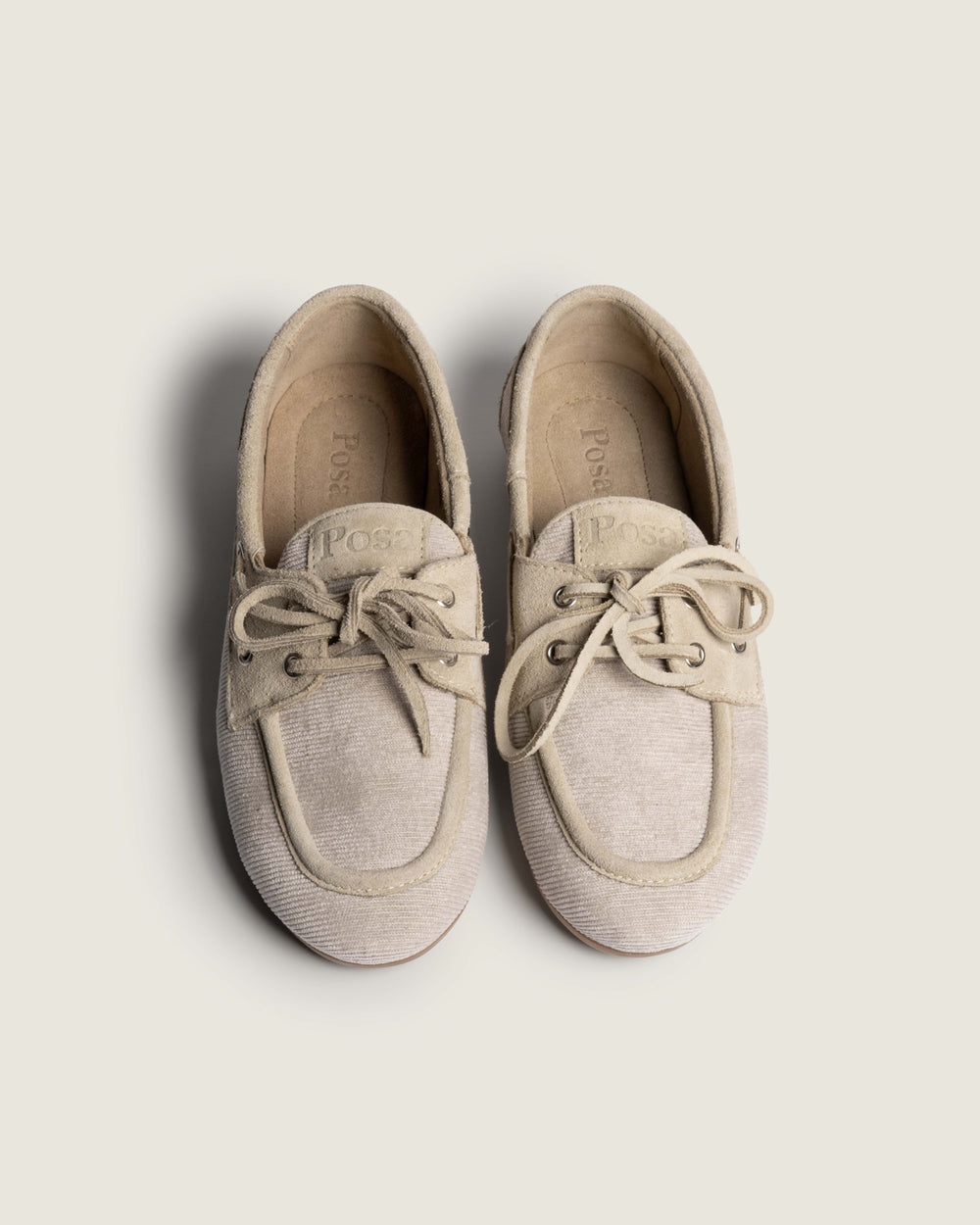 Boat Loafer Corduroy | Light taupe
