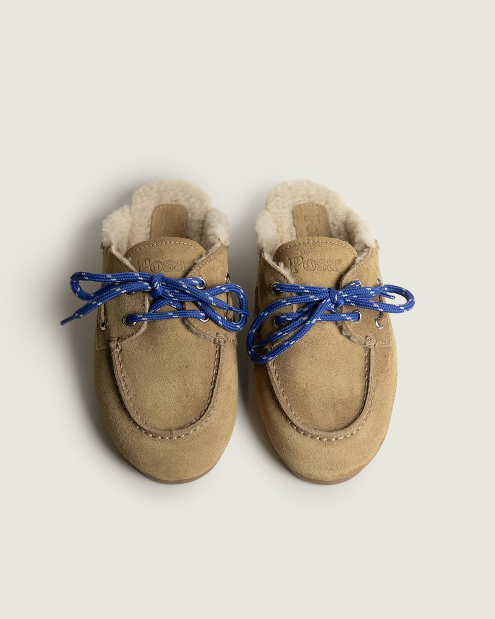 Boat Loafer Mule Fur Brushed - Suede | Desert tan