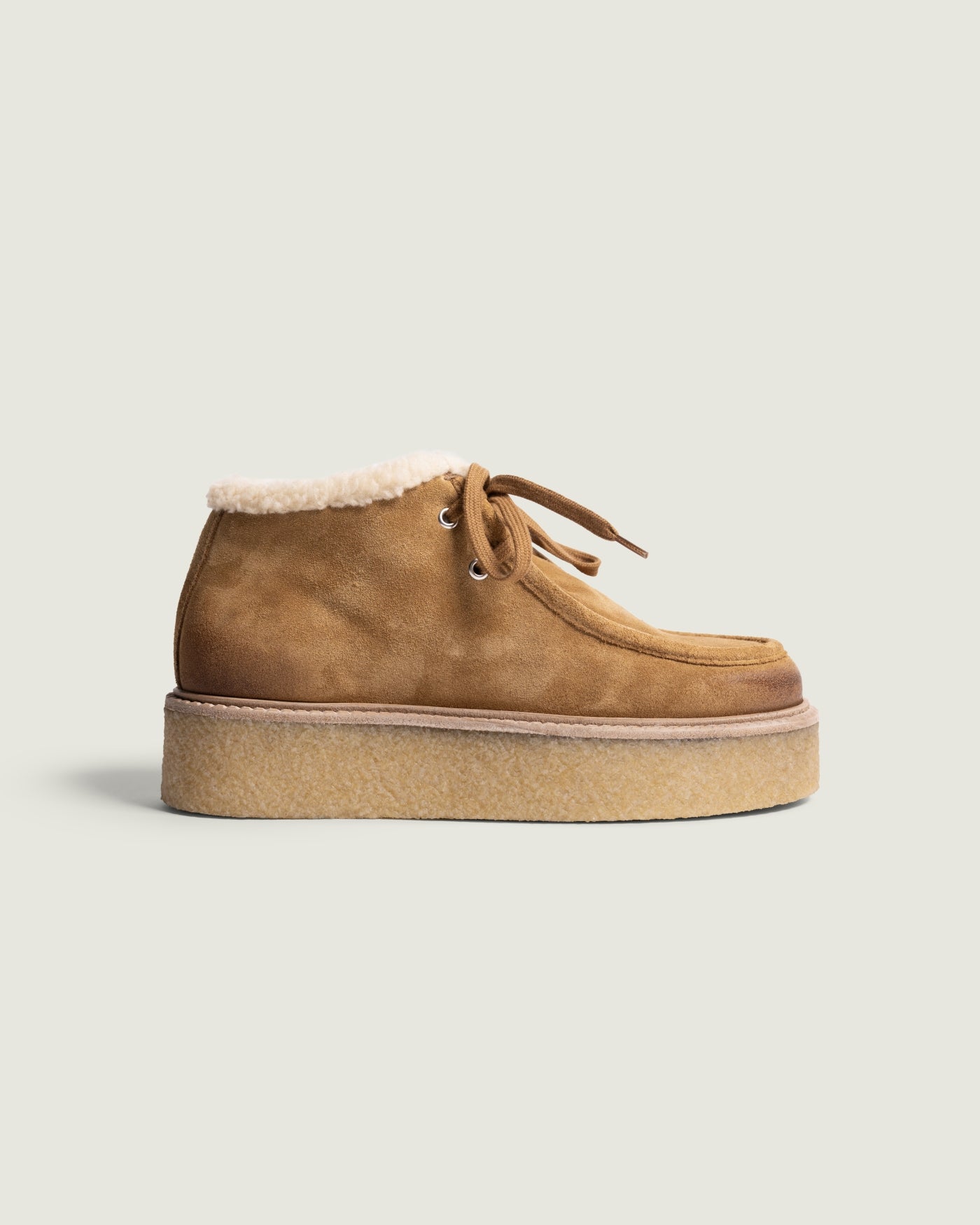 Chukka Shearling - Suede | Tan