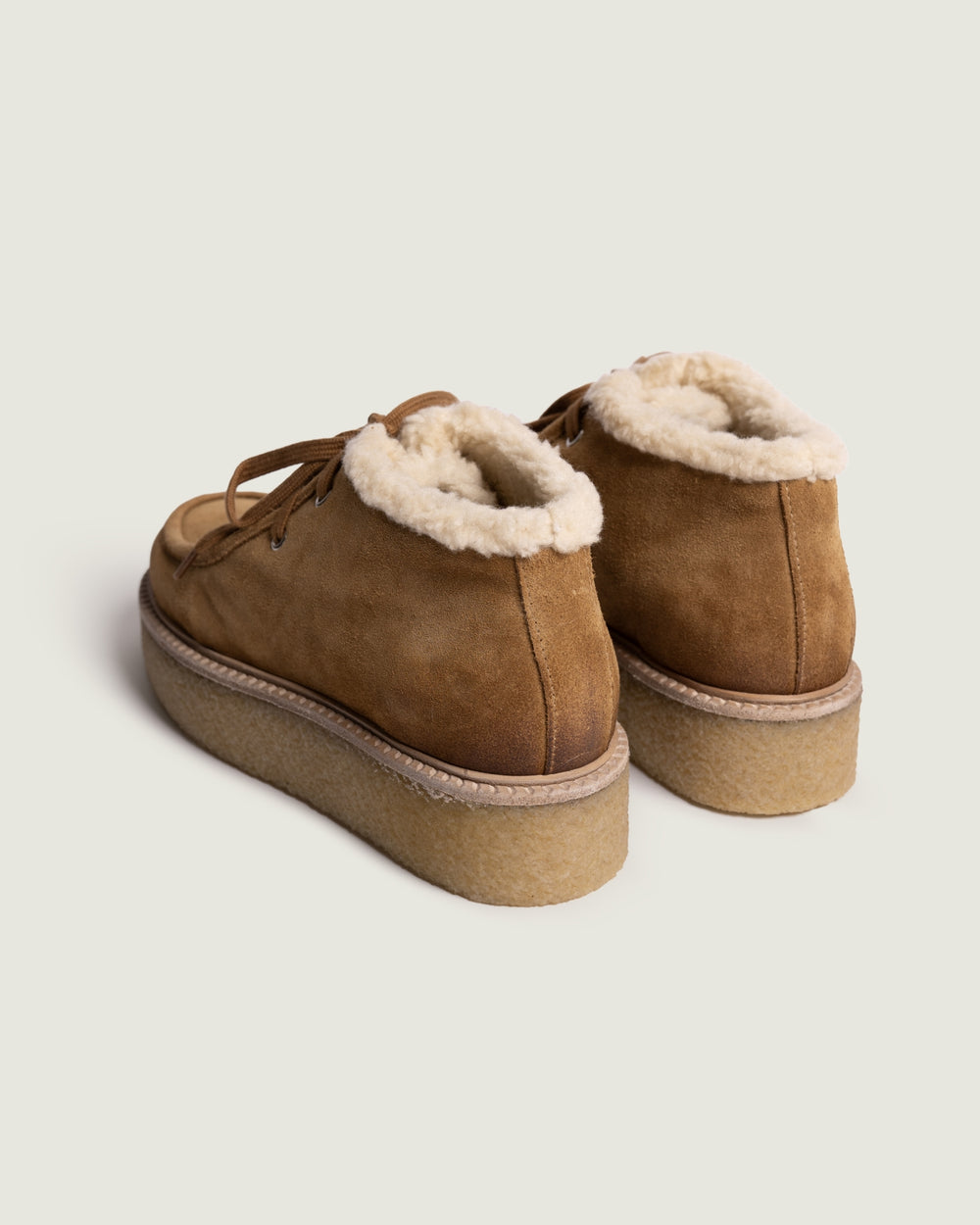 Chukka Shearling - Suede | Tan