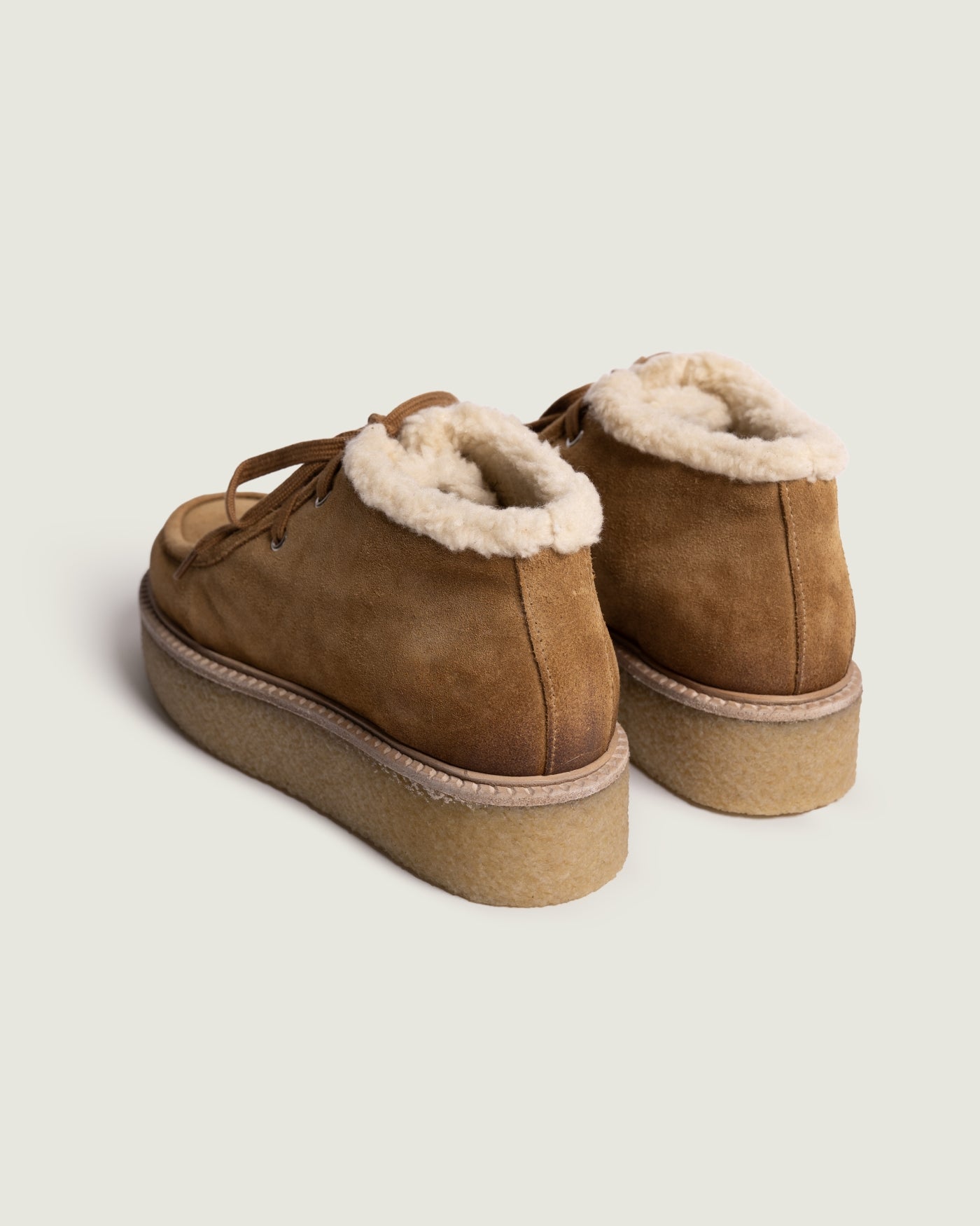 Chukka Shearling - Suede | Tan