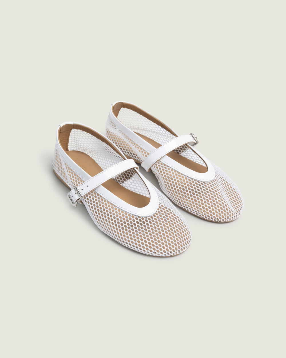 Baletto Mesh - Patent | White