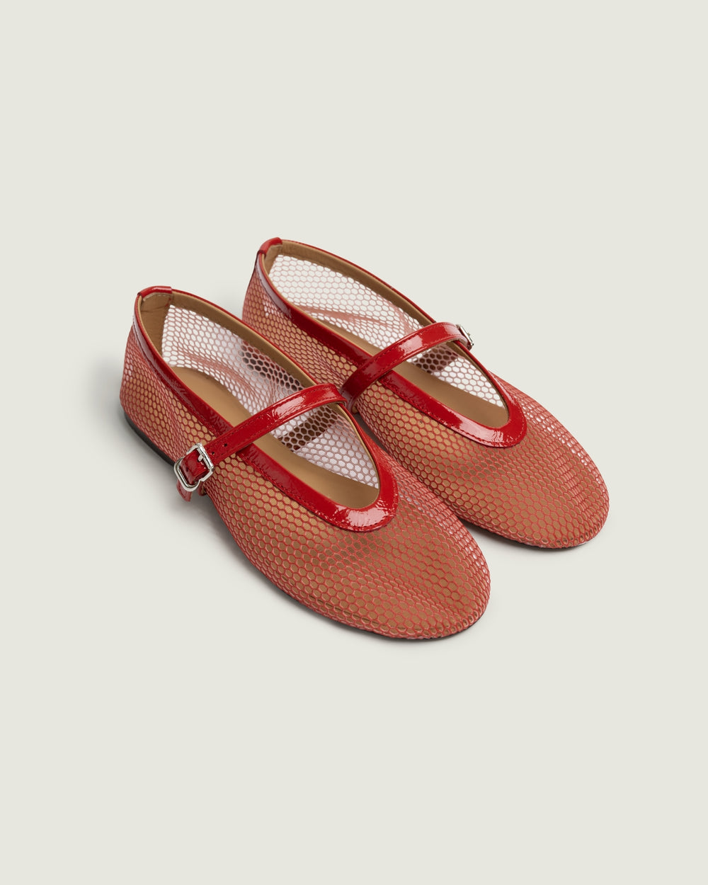 Baletto Mesh - Patent | Red