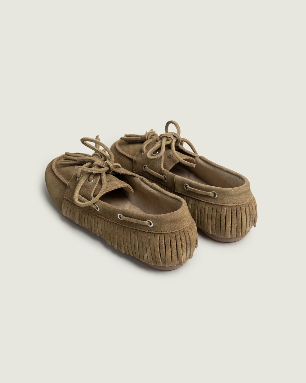Boat Loafer Native Tassel - Suede | Caramello Beige