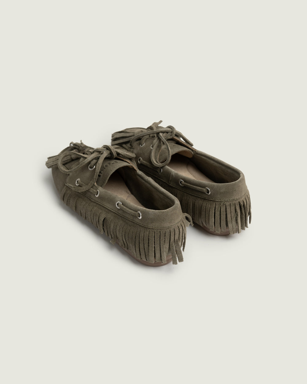 Boat Loafer Native Tassel - Suede | Khaki