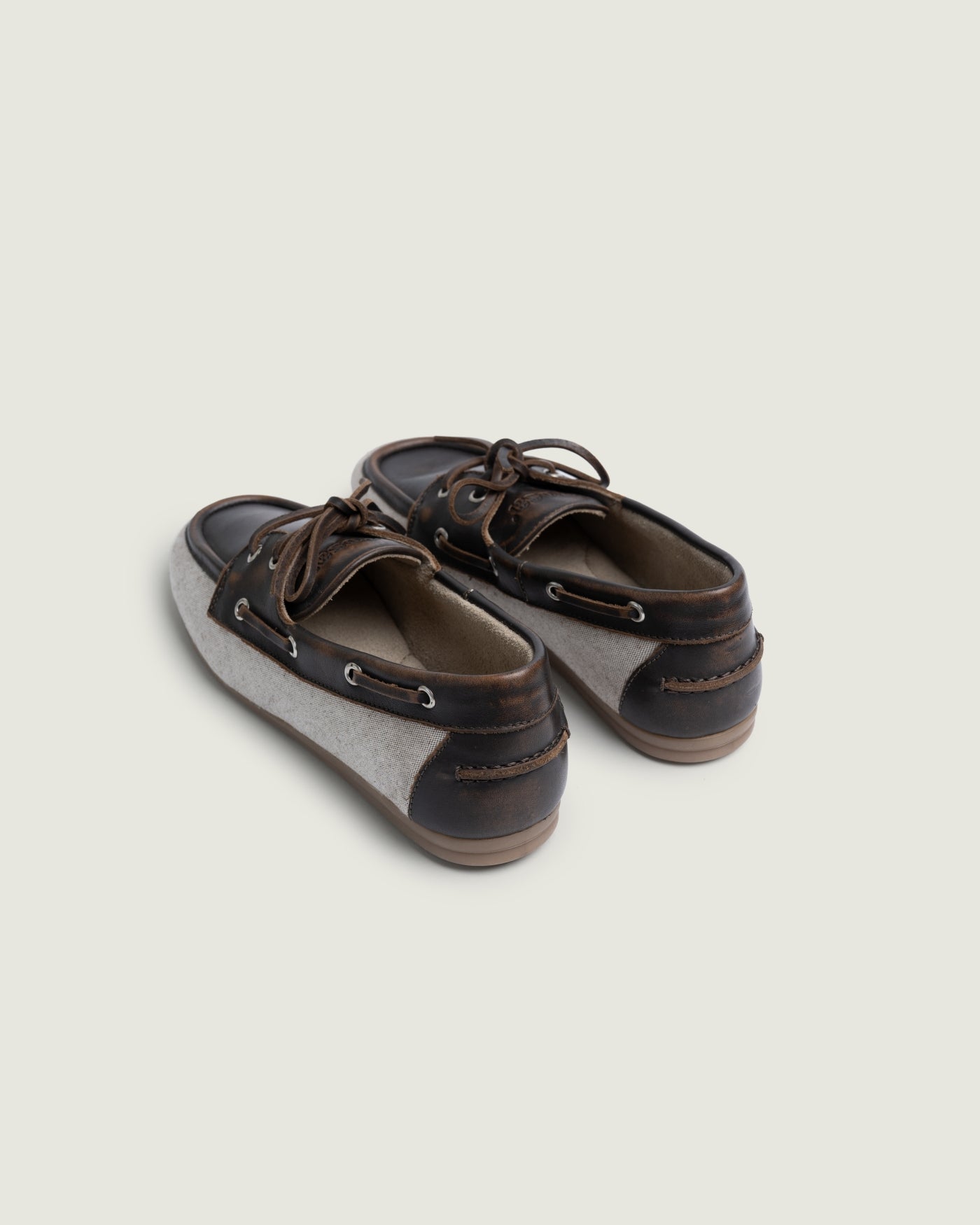 Boat Loafer Brushed - Linen | Coffee/ cappuccino