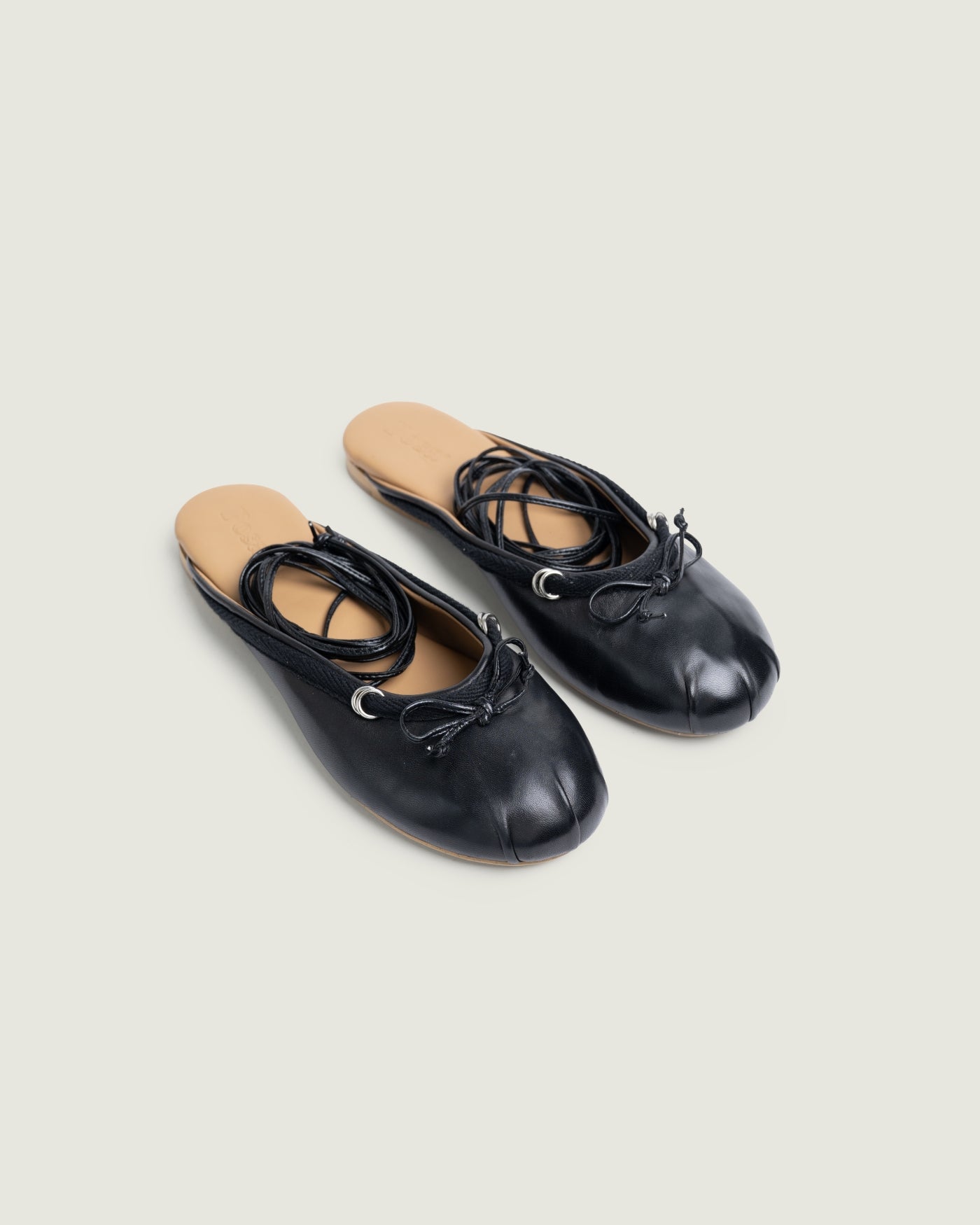 Vita Ballerina Mule - Leather | Black