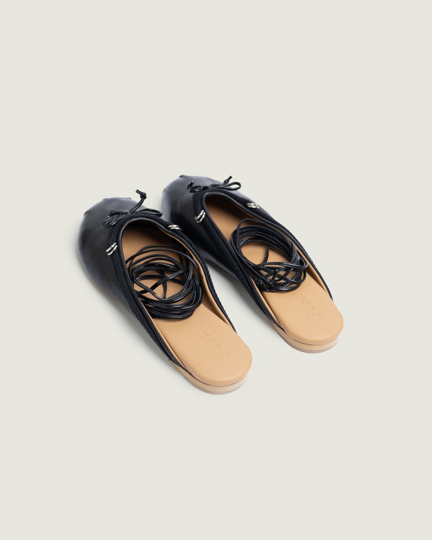 Vita Ballerina Mule - Leather | Black