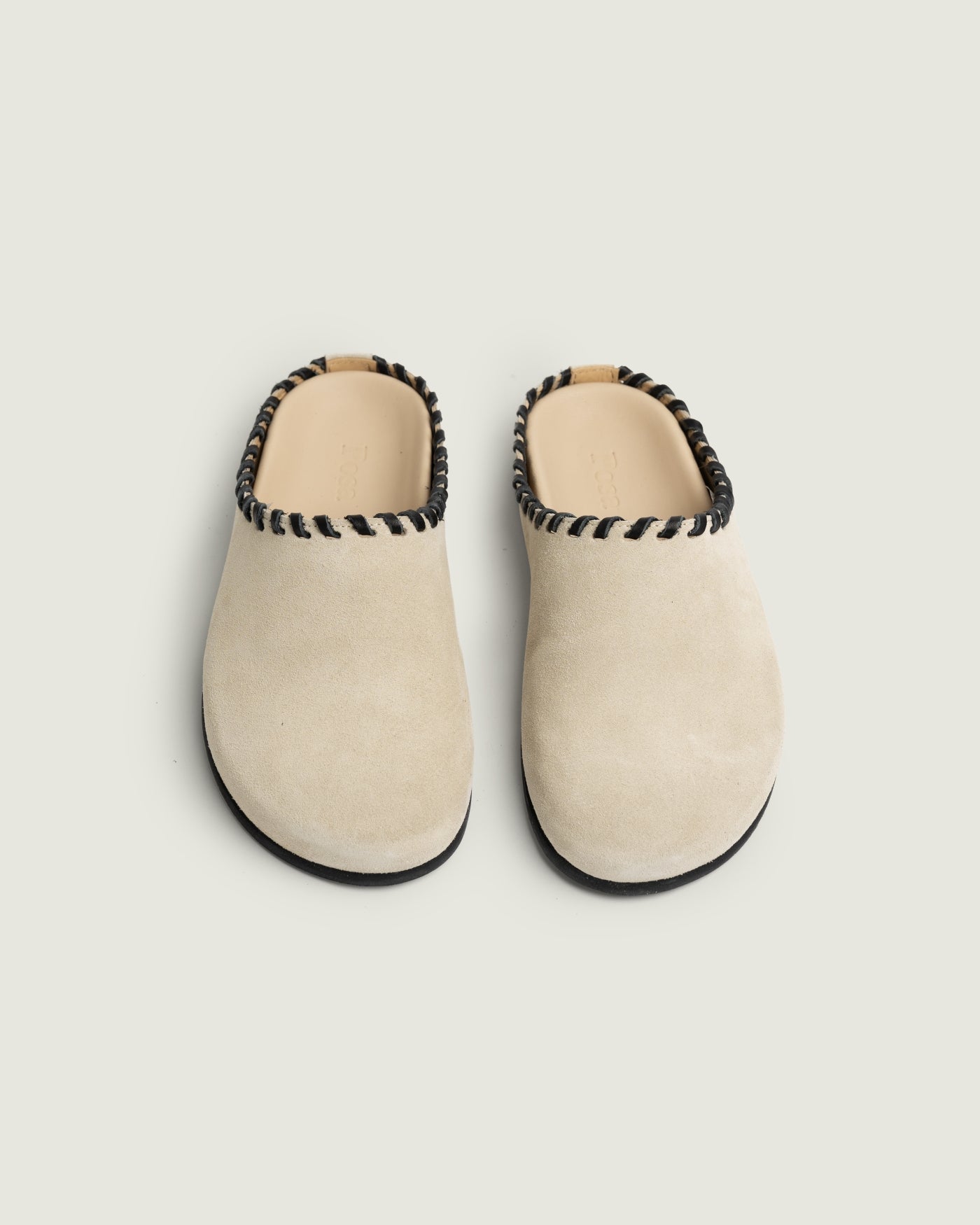 Mule - Saddle Stitch | Light taupe