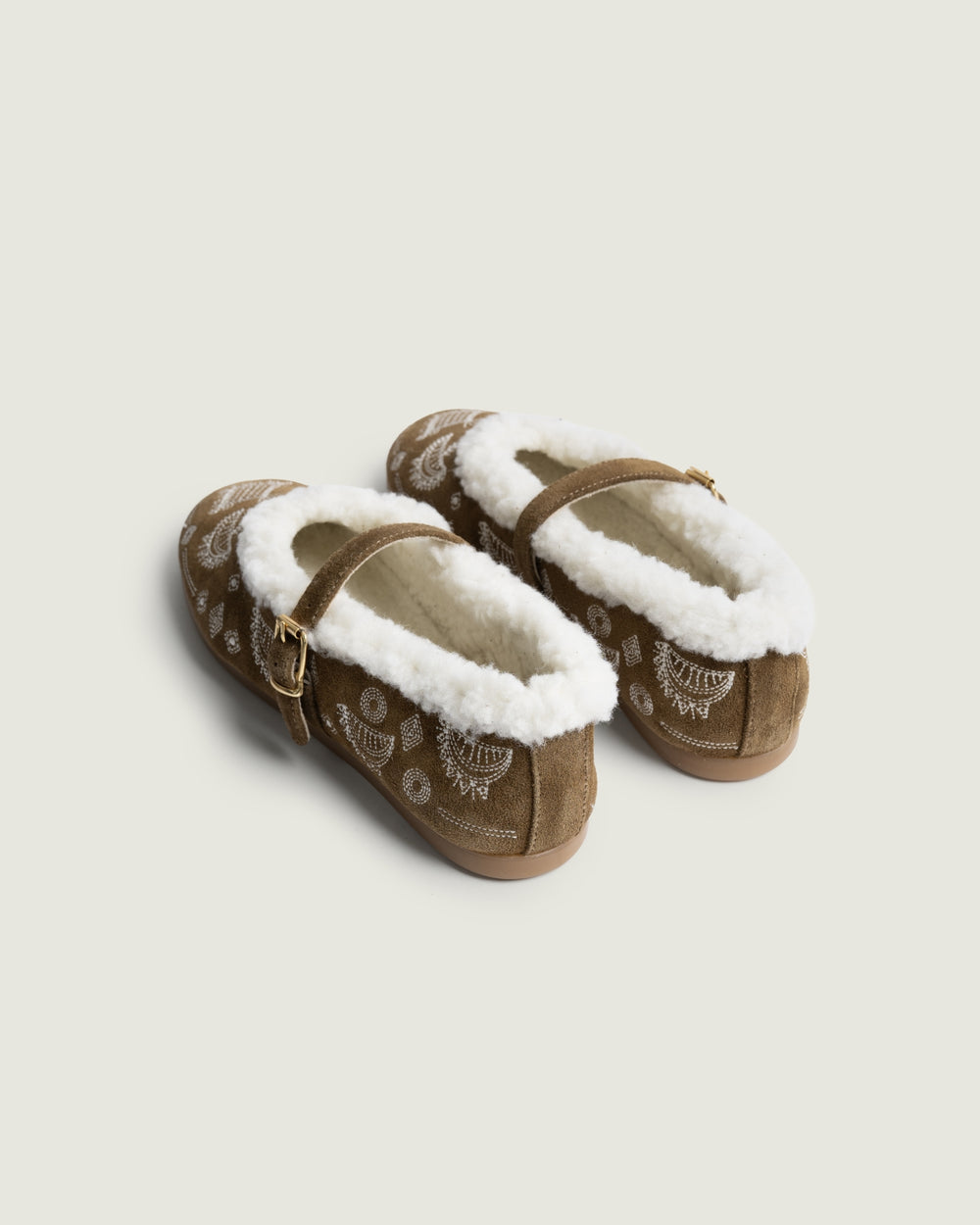 St. Moritz Ballet Flats Bohemian - Suede | Tabacco