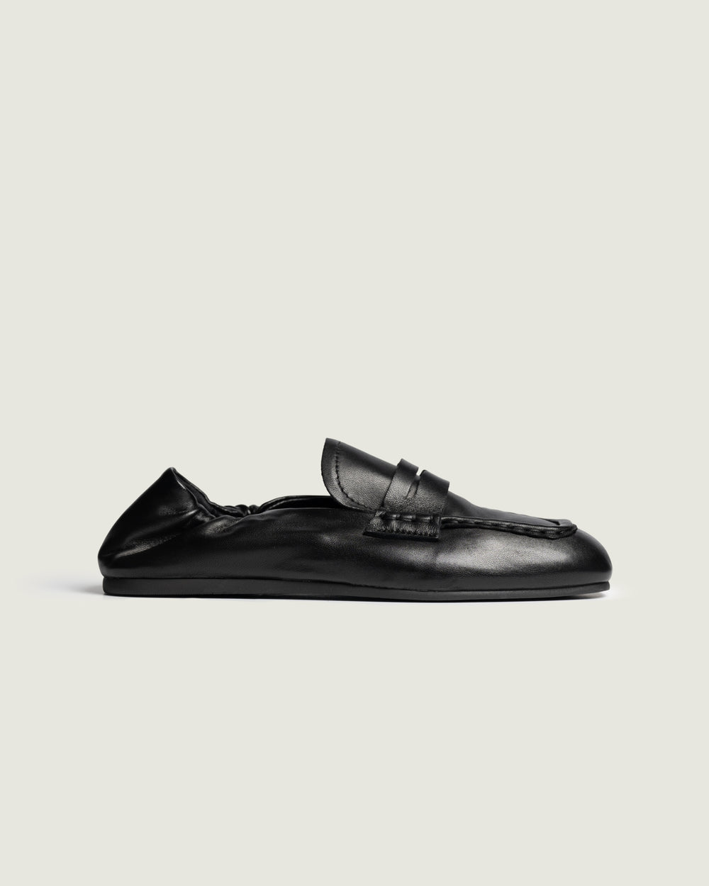 Penny Loafer Square - Leather | Black