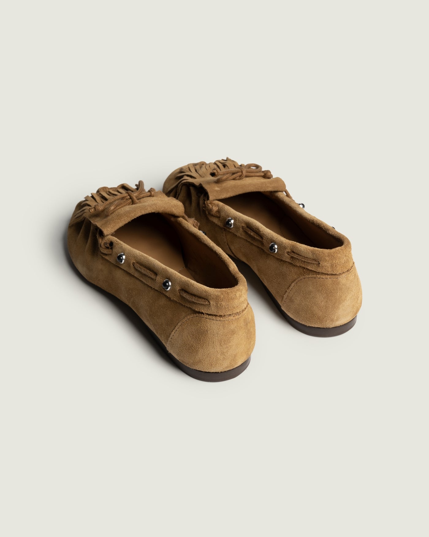 Fringe Moccasin | Cognac
