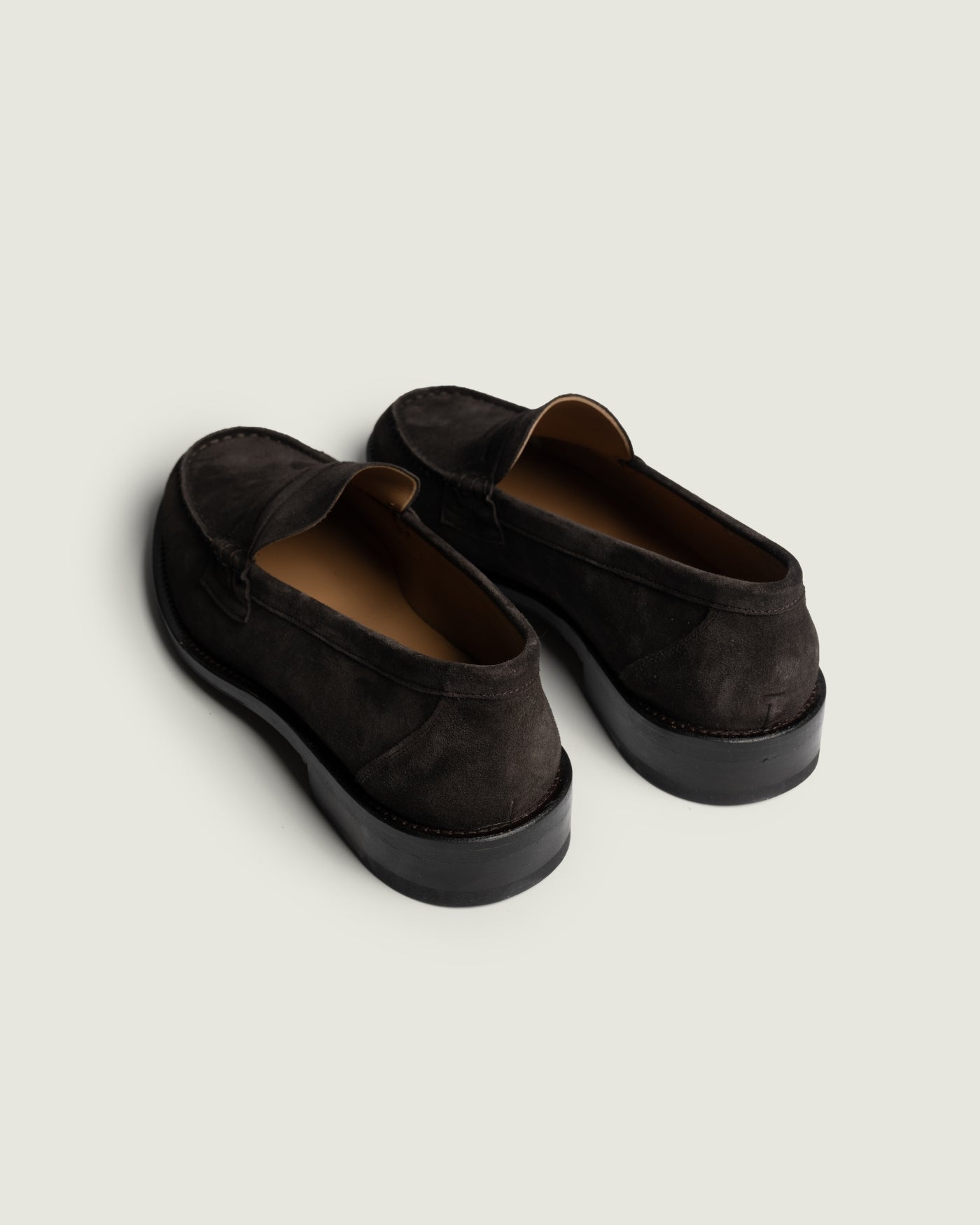 College Penny Loafer - Suede | Dark brown