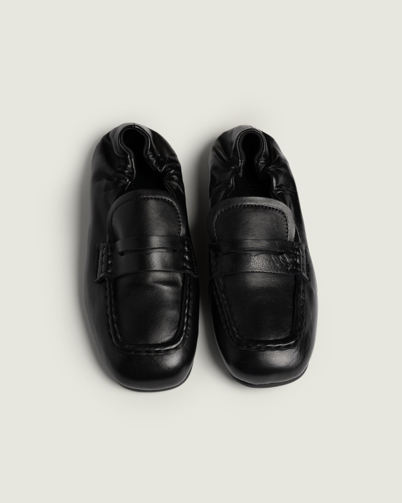 Penny Loafer Square - Leather | Black