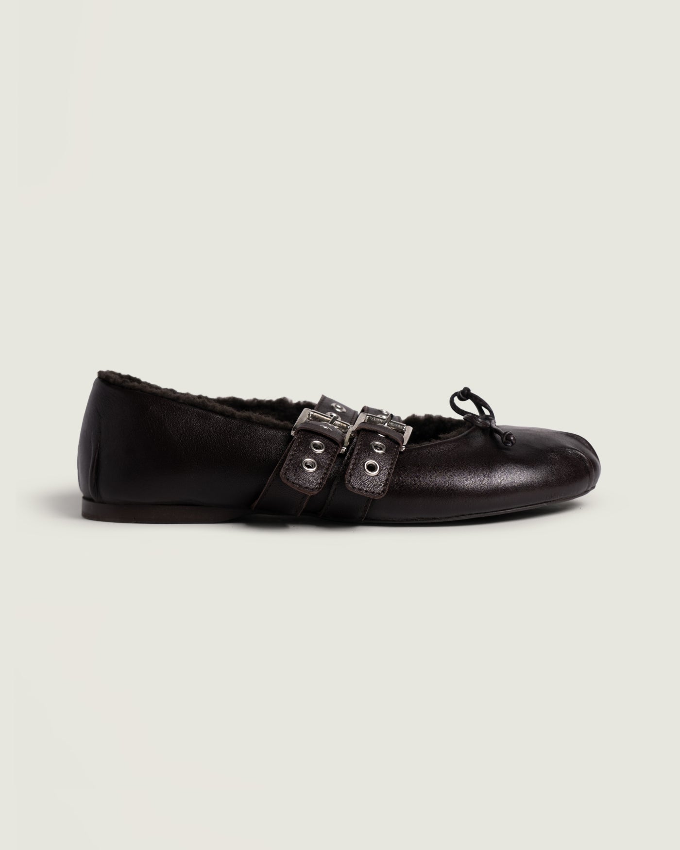 Vita Ballerina - Fur | Dark brown