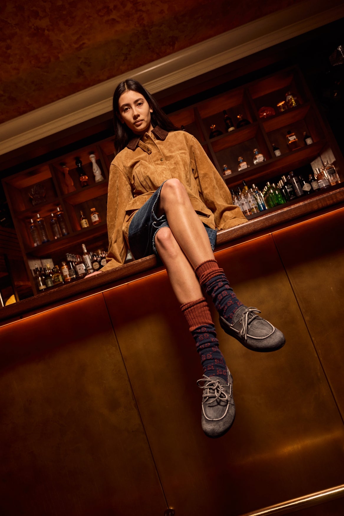 Boat Loafer Brushed - Suede | Night blue