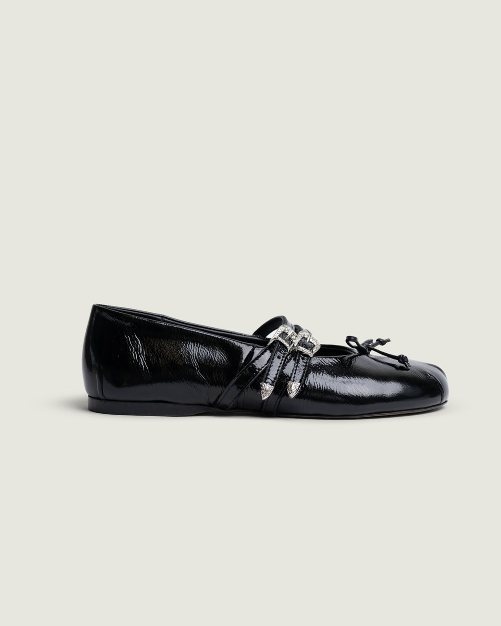 Vita Ballerina Western - Patent | Black