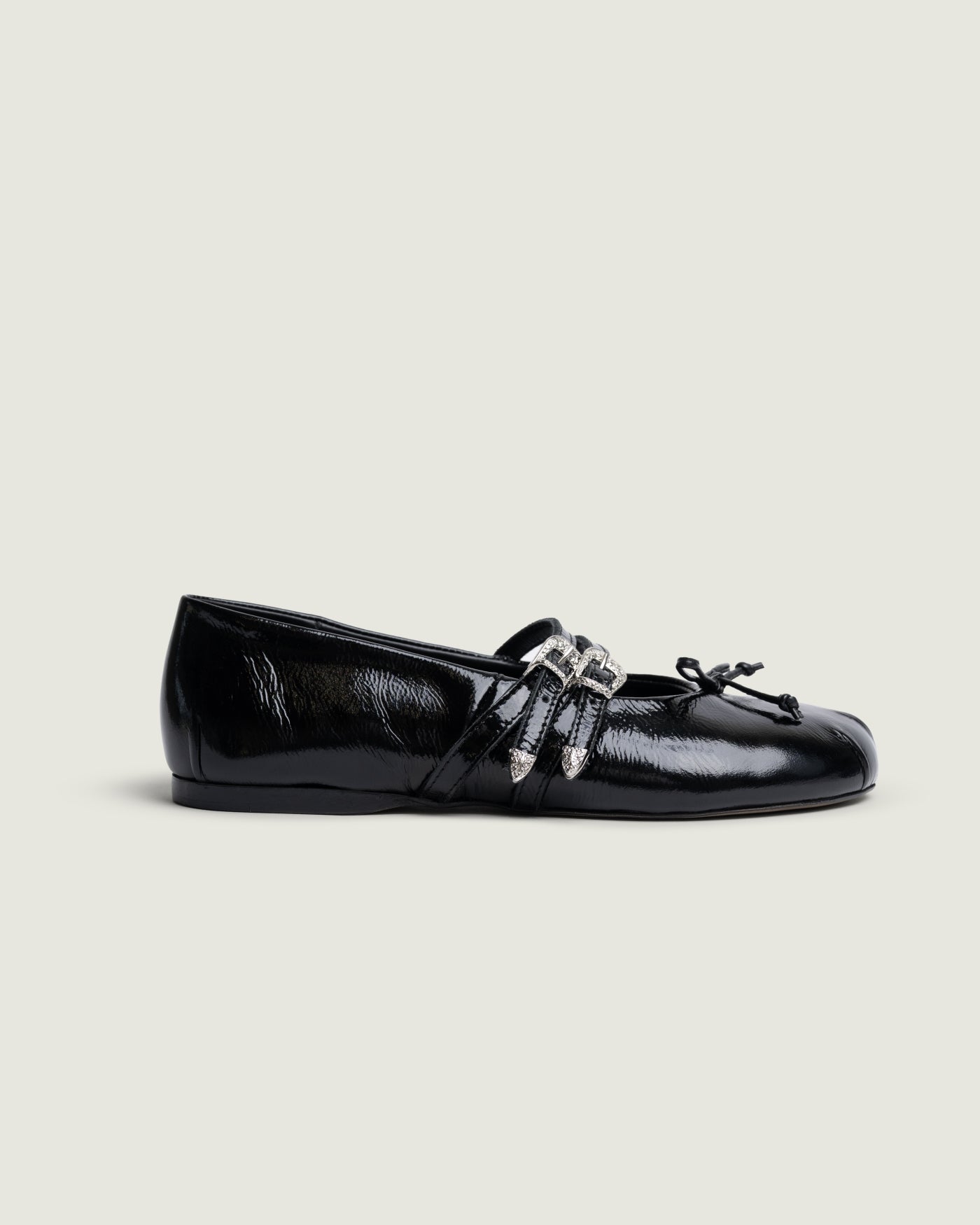 Vita Ballerina Western - Patent | Black