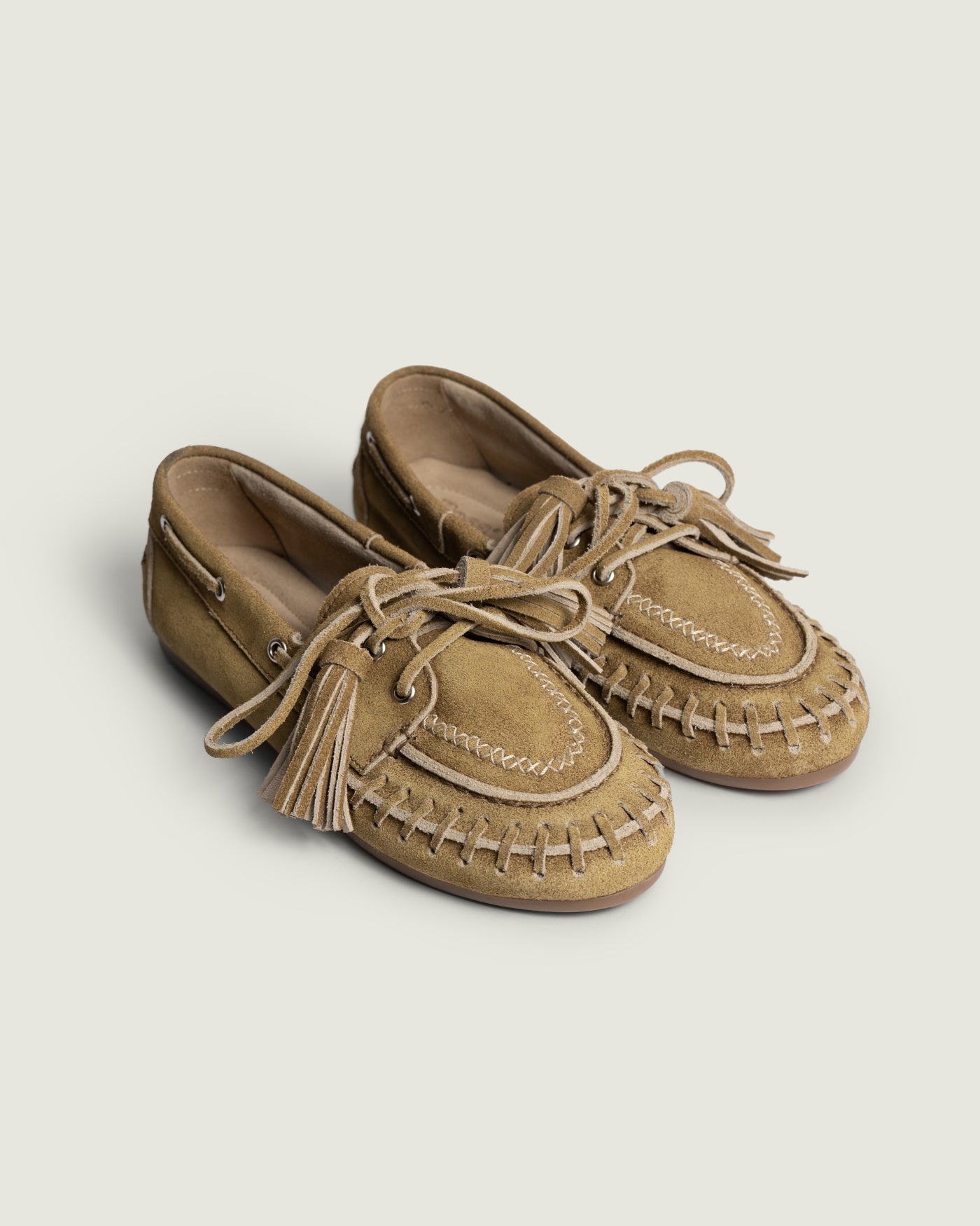 Boat Loafer Fringe | Tan